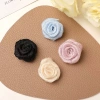 Korean Organza small flower sweet and whitening mesh rose diy side corsages for shoes, hats and clothing flower accessories Specification image